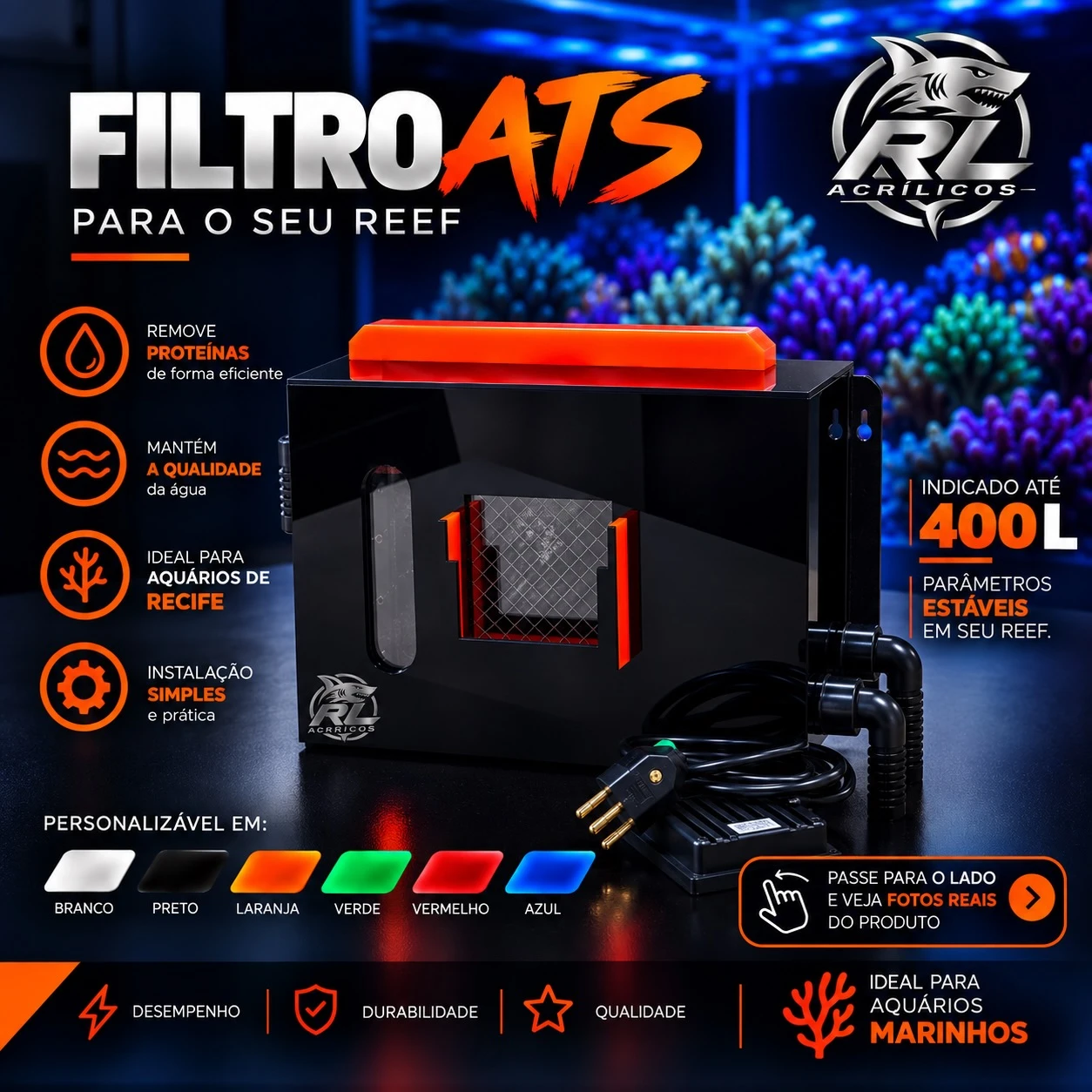 Filtro ATS Reef Leleo — foto 1