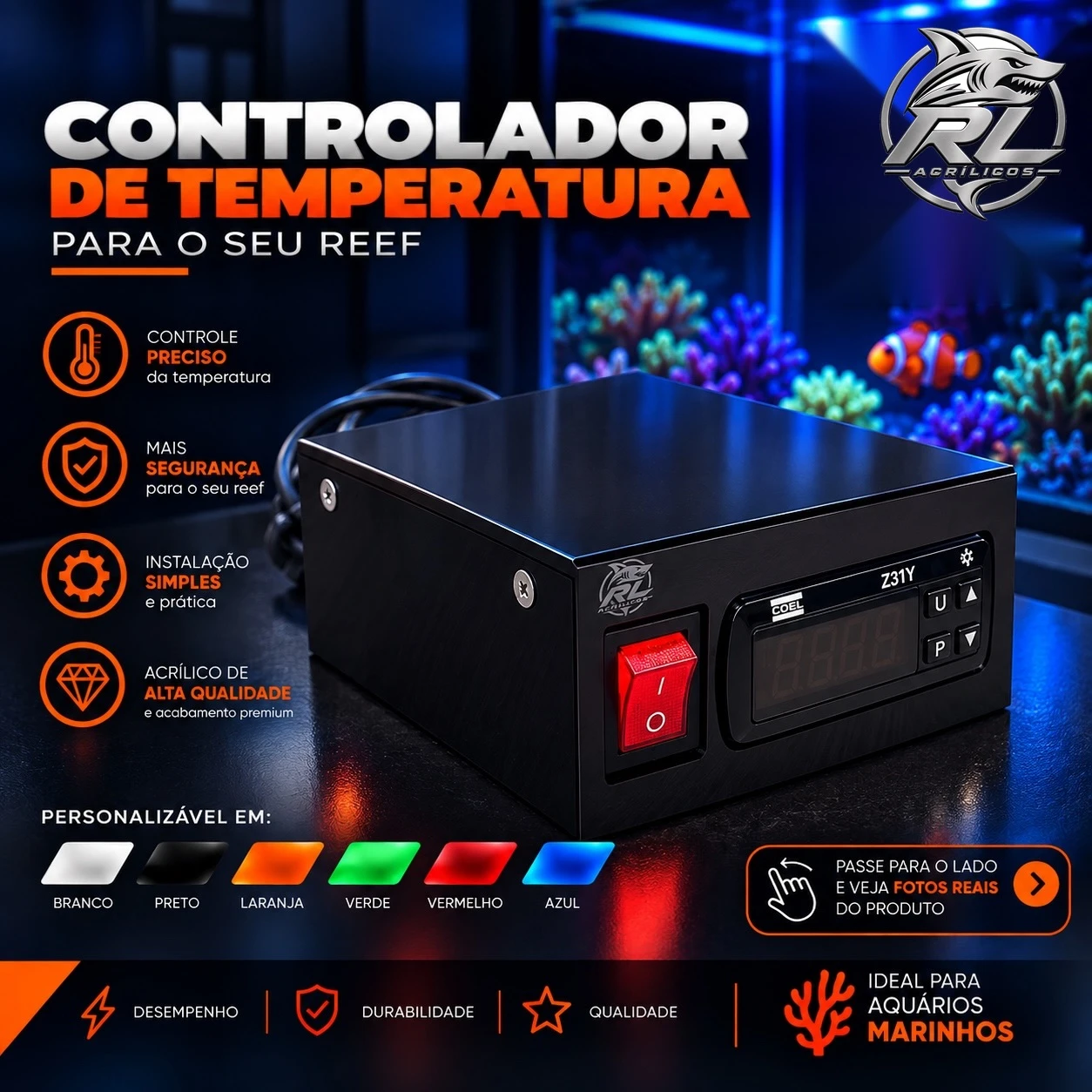 Controlador de temperatura Reef Leleo — foto 1